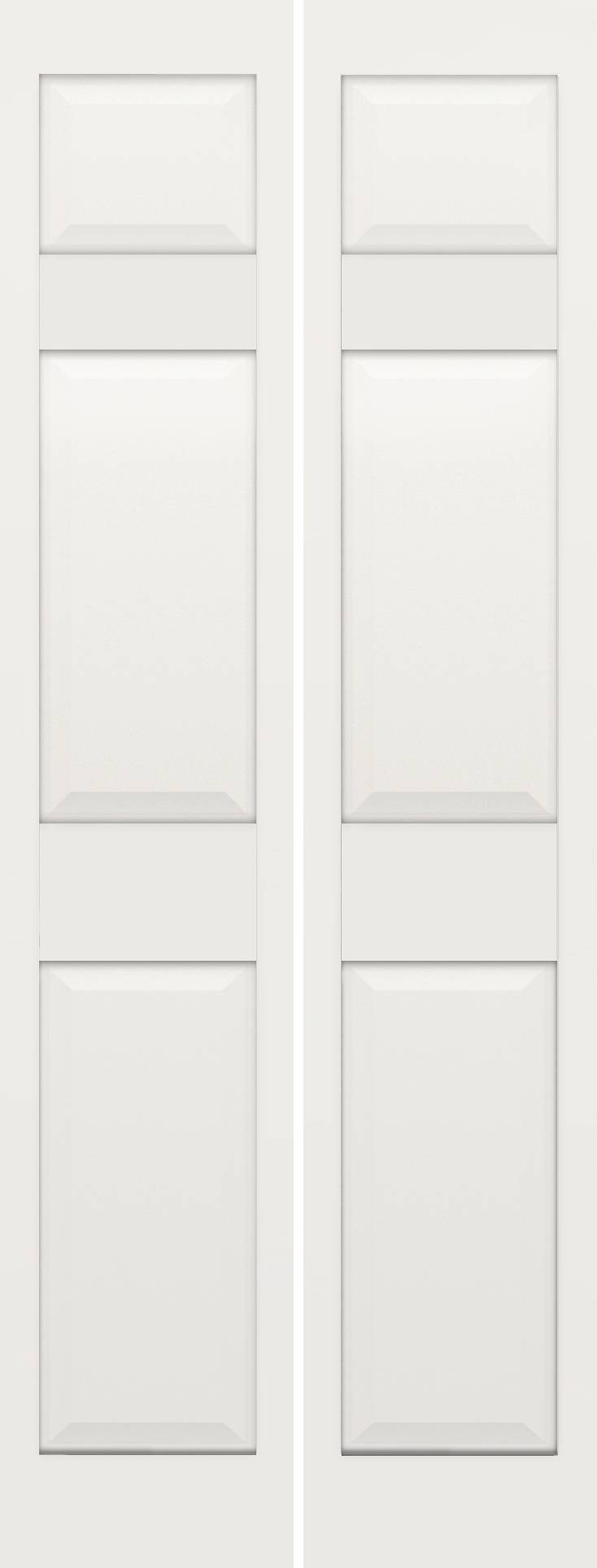 RELIABILT 30-in x 80-in 6-panel Textured Hollow Core Primed Molded Composite Closet Bifold Door (Hardware Included) | 10082902