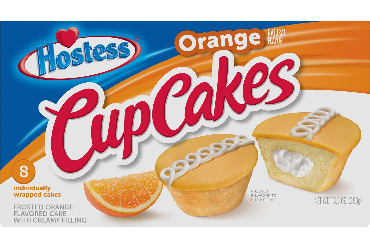 Hostess Cupcakes, Orange (13.5 oz, 8 ct)
