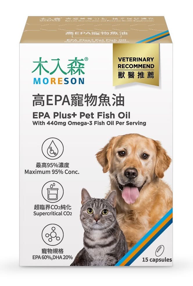 【木入森】 高EPA魚油軟膠囊 15顆 (貓保健品)(狗保健品)#WP014936