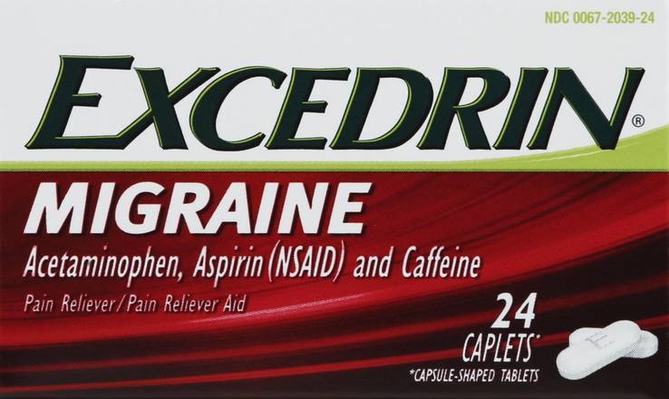 Excedrin Migraine Pain Reliever Aid (24 ct)