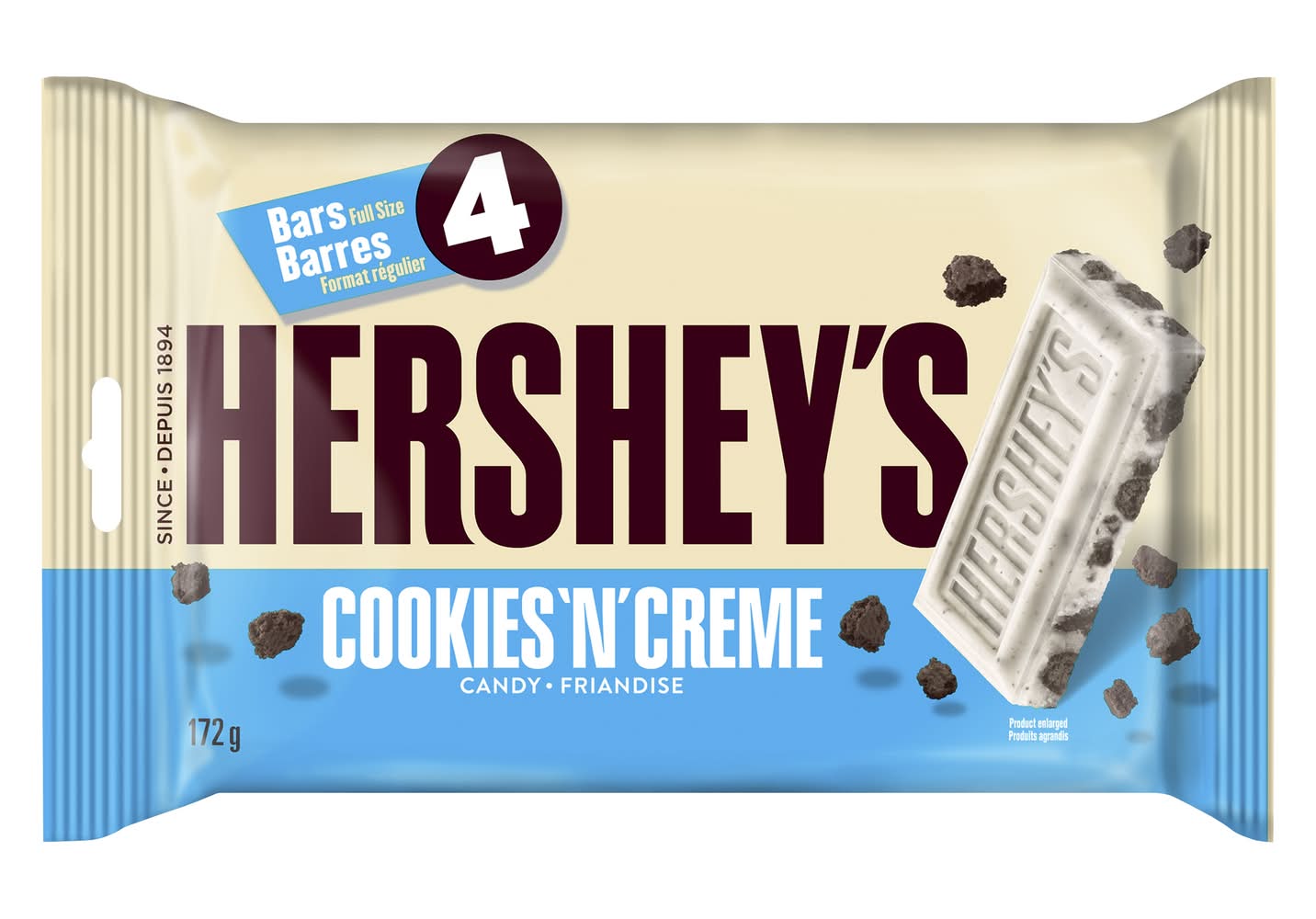 Hershey's Cookies N' Creme Full Size Candy Bars (172 g)