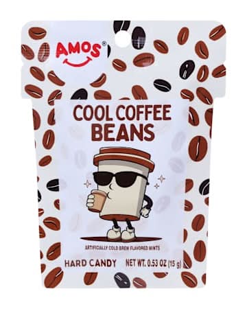 Amos® Cool Coffee Beans Hard Candy 0.5oz