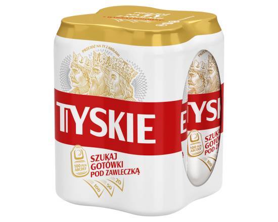 Tyskie Gronie 4 szt./500 ml Piwo Puszka 5.2%