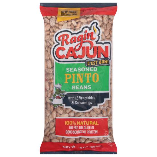 Ragin' Cajun Fixin's Seasoned Reduced Sodium Pinto Beans