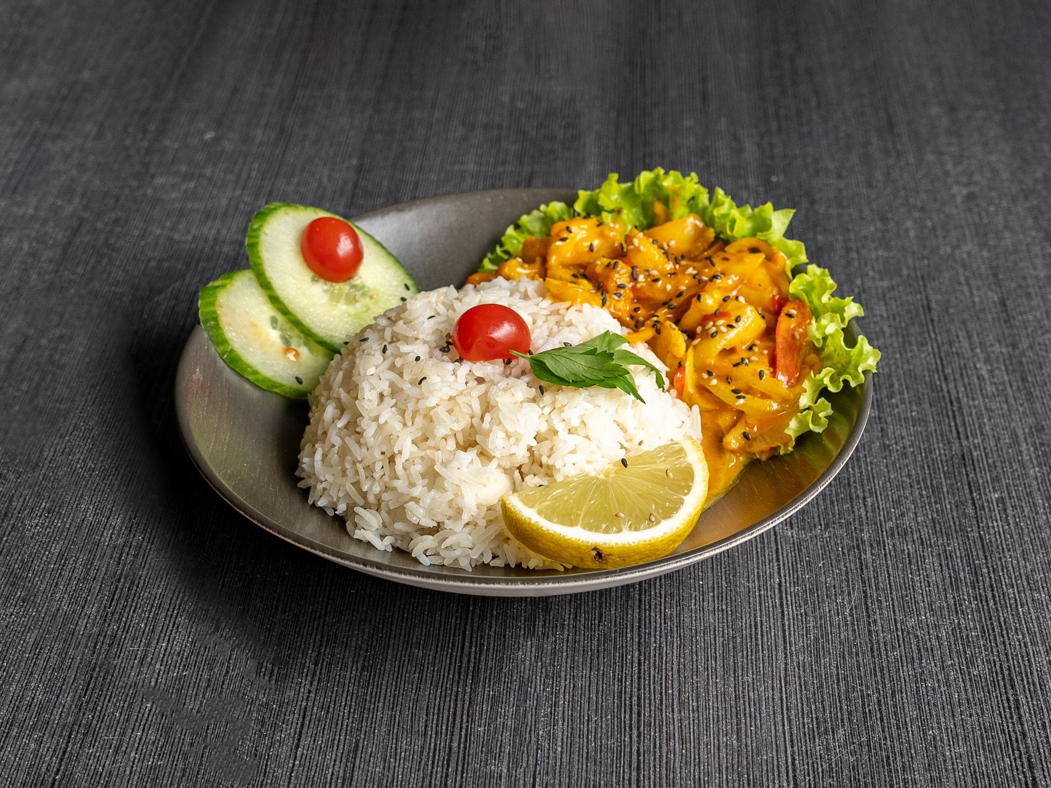 Coco curry poulet jaune ou rouge
