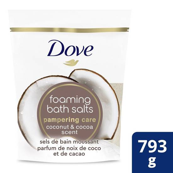 Dove Coconut & Cocoa Scent Foaming Bath Salts (793 g)