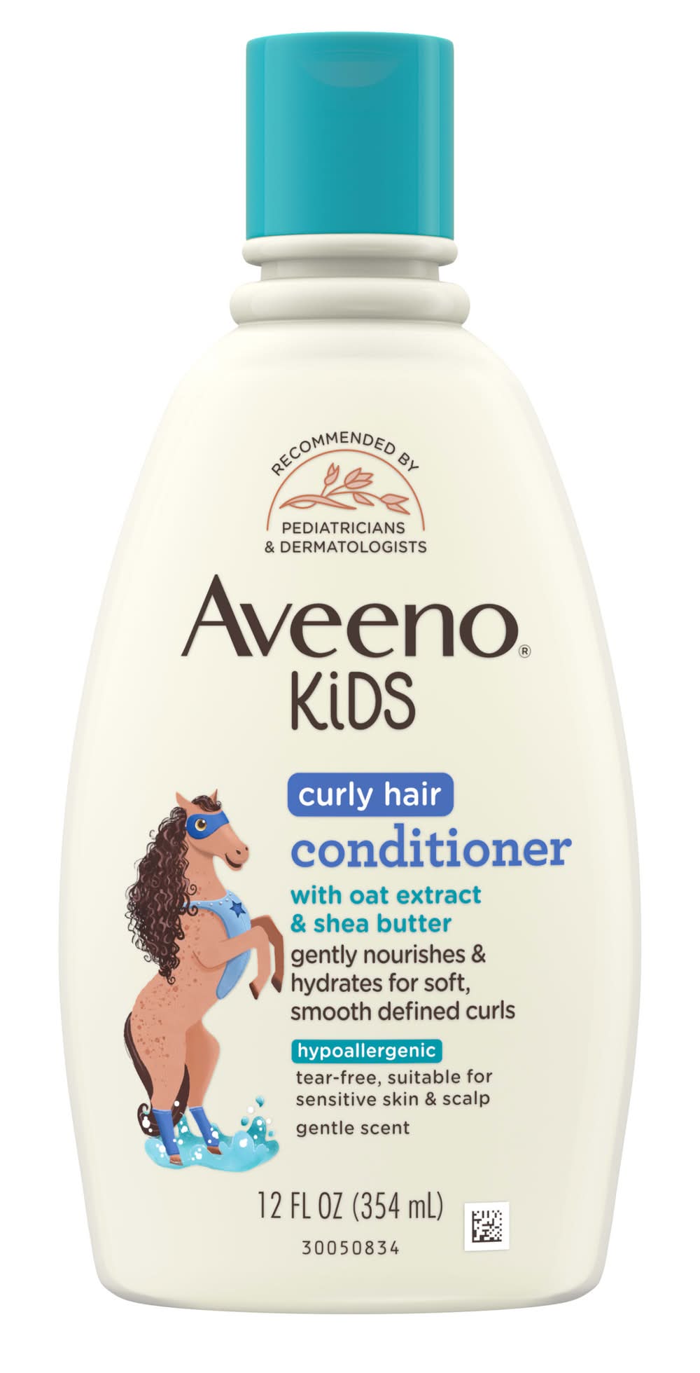 Aveeno Kids Curly Hair Conditioner, Hypoallergenic (12 fl oz)