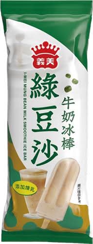 義美綠豆沙牛奶冰棒
