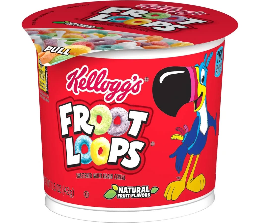 Kellogg's Froot Loops Cereal Cup