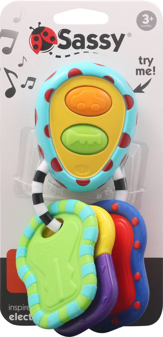 Sassy 3+ Months Electronic Keys Toy (1 ct)