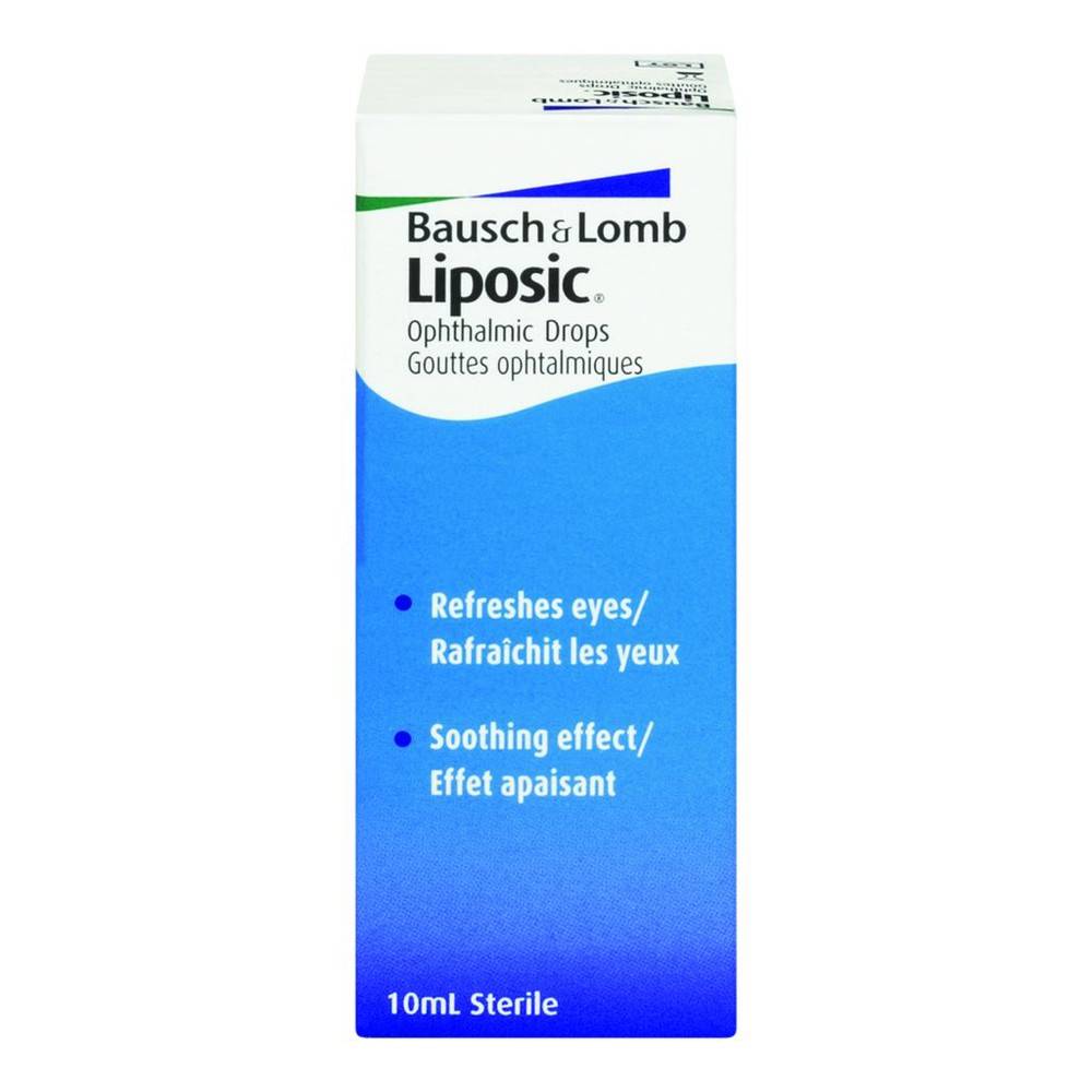 Bausch + Lomb Liposic Ophthalmic Drops (10 g)