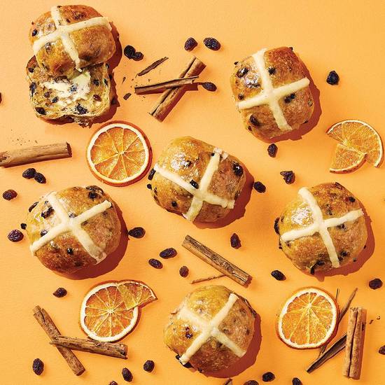 Traditional Fruit Hot Cross Bun