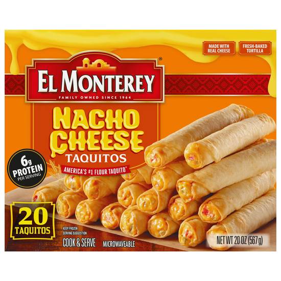 El Monterey Nacho Cheese Taquitos (20 ct)