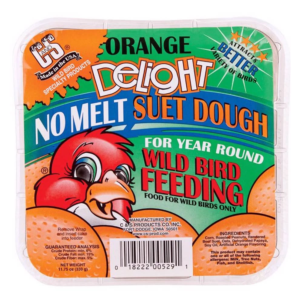 C&S Products Orange Delight Wild Bird Food 11.75 Oz