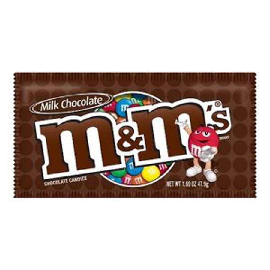 M&M's M&M's Milk Chocolate Candy Bars, 1.69 oz, Crunchy Shell, Melts in Your Mouth | MAR49990