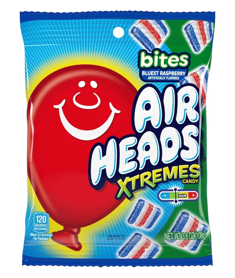 Airheads Xtremes Bluest Raspberry Flavored Candy Bite Pack