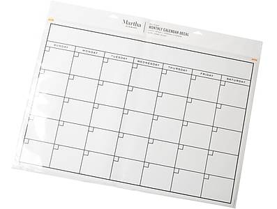 Martha Stewart Dry-Erase Planning Board, 16.5 x 24, White (MS104A)