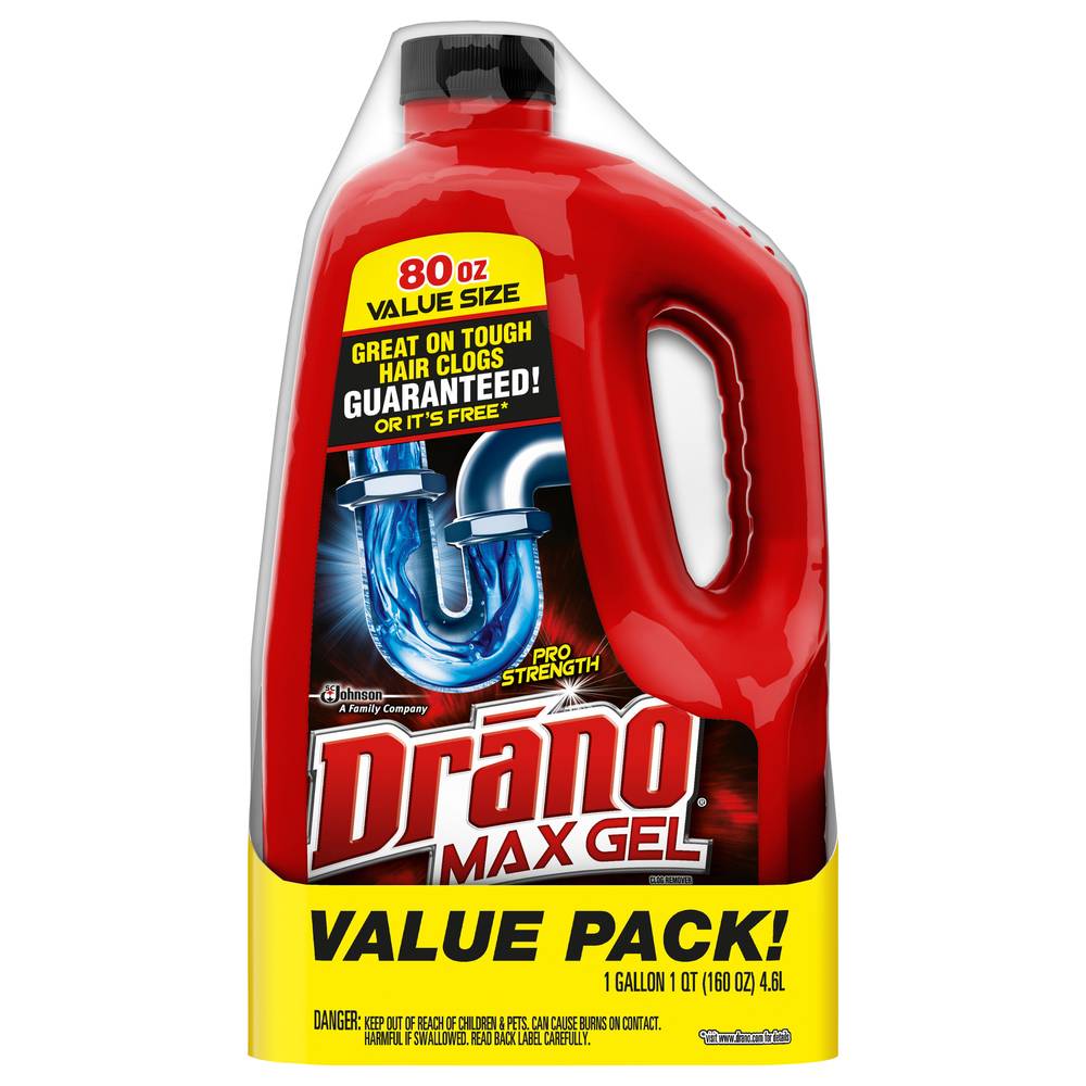 Drano Max Gel Clog Remover (10 lbs)