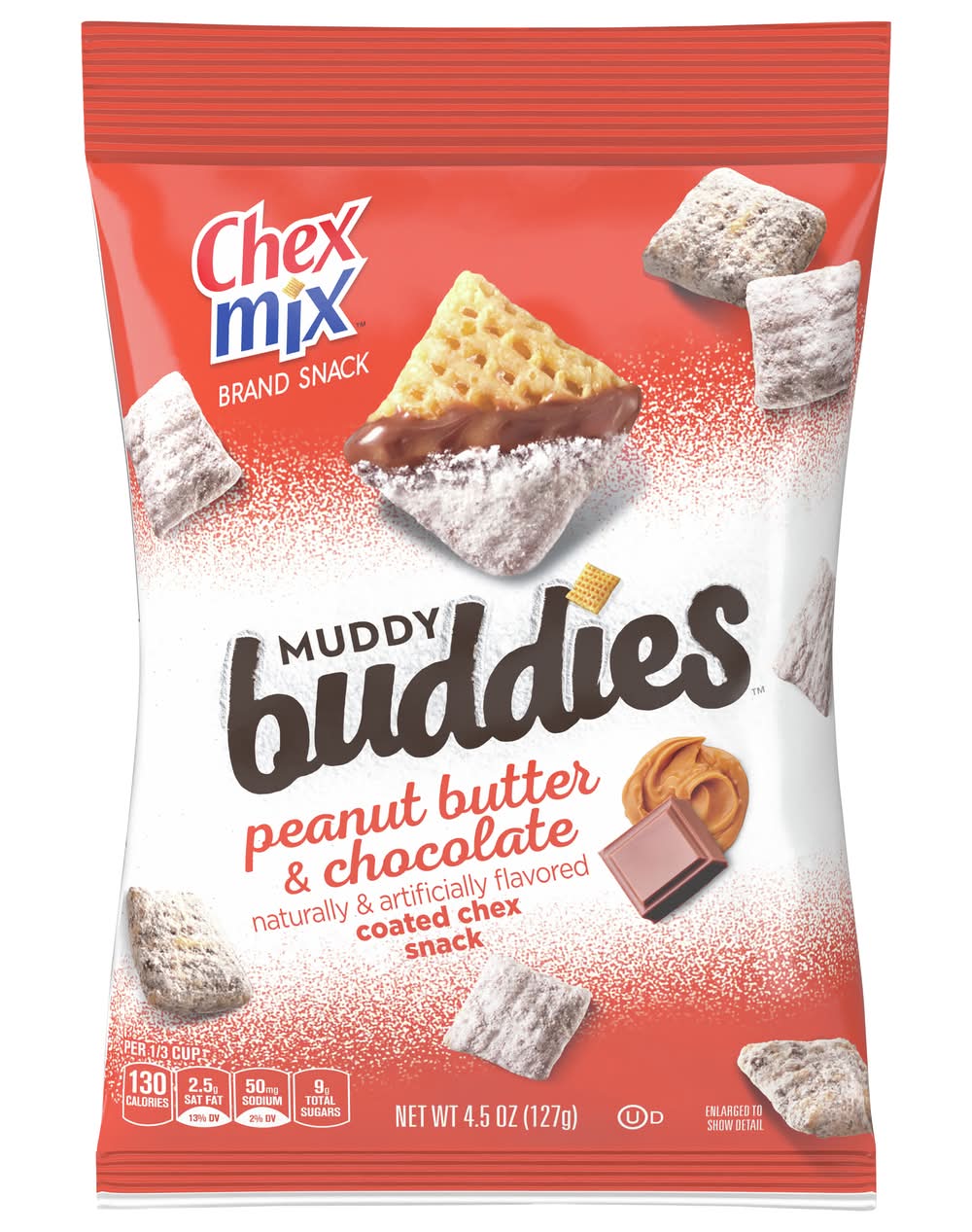 Chex Mix Muddy Buddies Snack, Peanut Butter-Chocolate (4.5 oz)