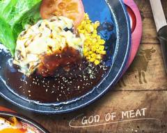 【和牛ハンバーグステーキ弁当】GOD OF MEAT 　練馬店