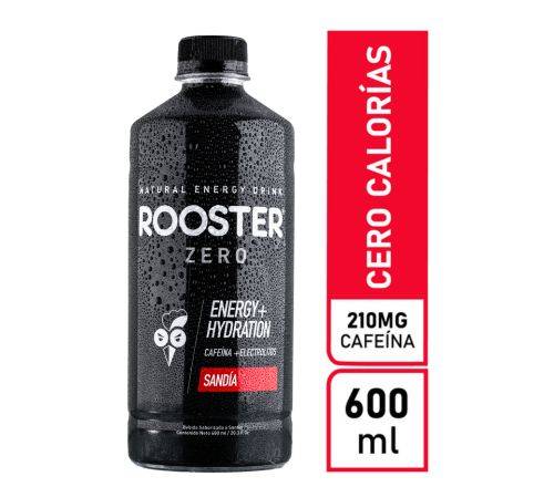 Rooster bebida energética zero (sandía) (600 ml)