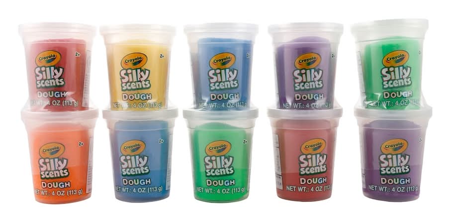 Crayola Silly Scents Play Dough, Assorted Colors, 2-pc Pack.