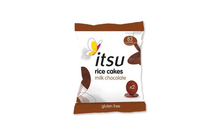 milk chocolate rice cakes [2 pack]