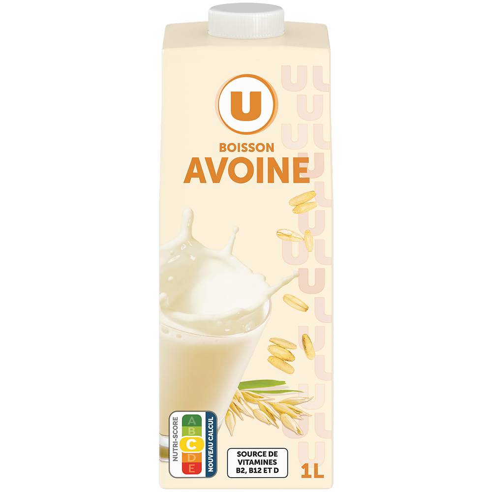 Les Produits U - Boisson végétale, avoine (1L)