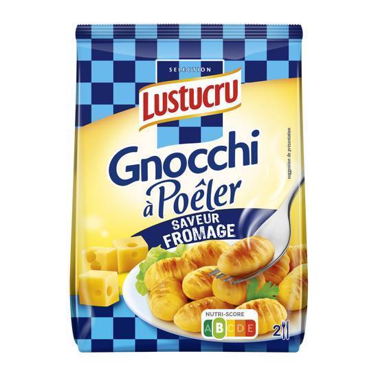 Gnocchi à poêler saveur fromage - lustucru selection - 300g