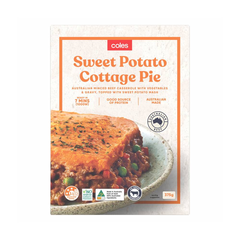 Coles Sweet Potato Cottage Pie 375g