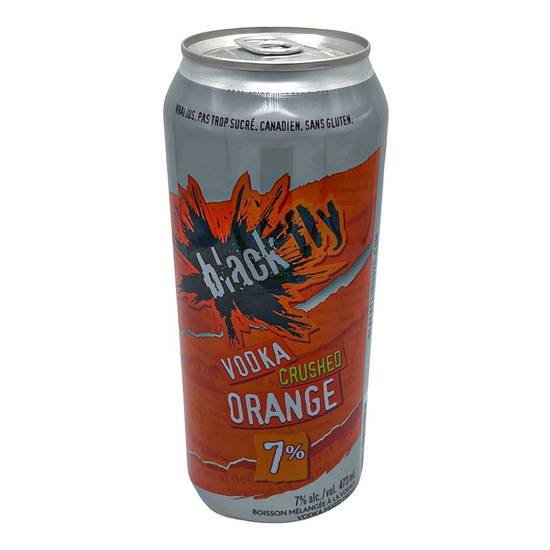 Black Fly Crushed Vodka (473 ml) (orange)