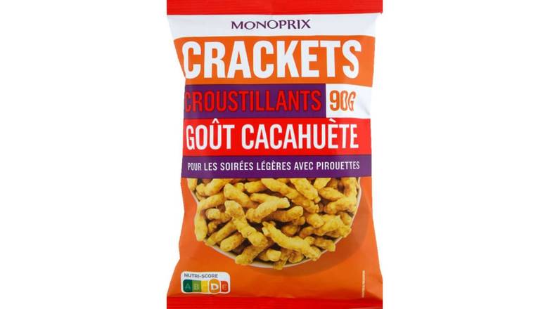 Monoprix - Craquelins croustillants (cacahuète )