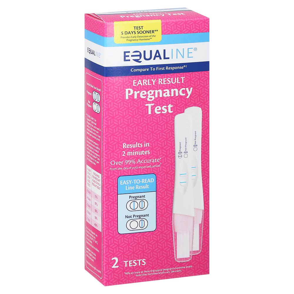 Equaline Early Result Pregnancy Test (2 ct)