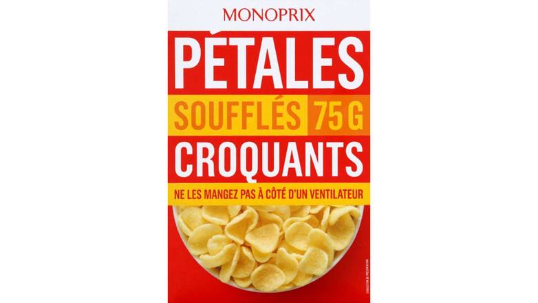 Monoprix Pétales soufflés et croquants La boite de 75g