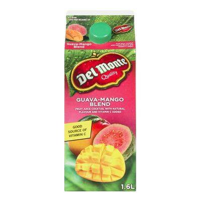 Del monte cocktail de jus de fruits mélange de goyave et mangue (1,6 l) - guava and mango blend fruit juice cocktail (1.6 l)