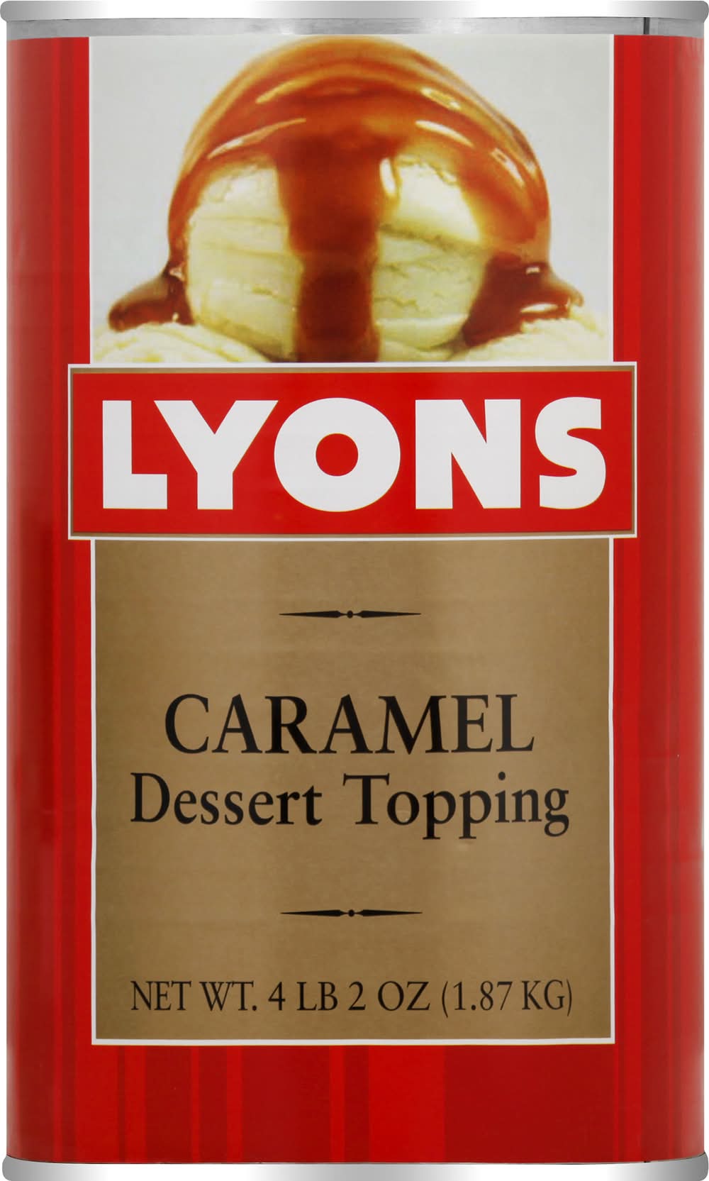 Lyons Caramel Dessert Topping (4.12 lbs)