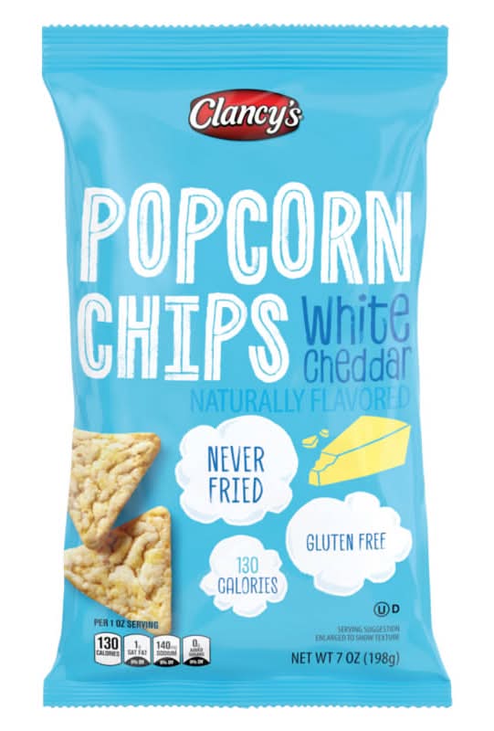 Clancy's Popcorn Chips, White Cheddar (7 oz)