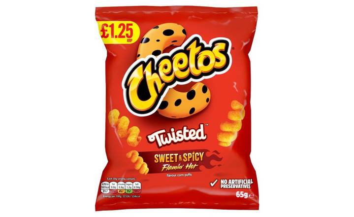 Cheetos Twisted Flamin Hot 65g (404145)