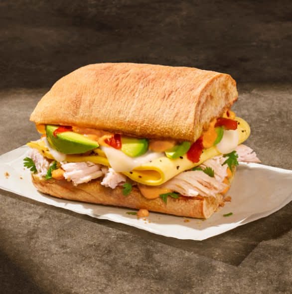 Chipotle Chicken, Egg & Avo Sandwich