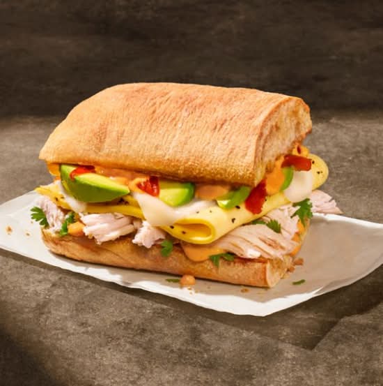 Chipotle Chicken, Egg & Avo Sandwich