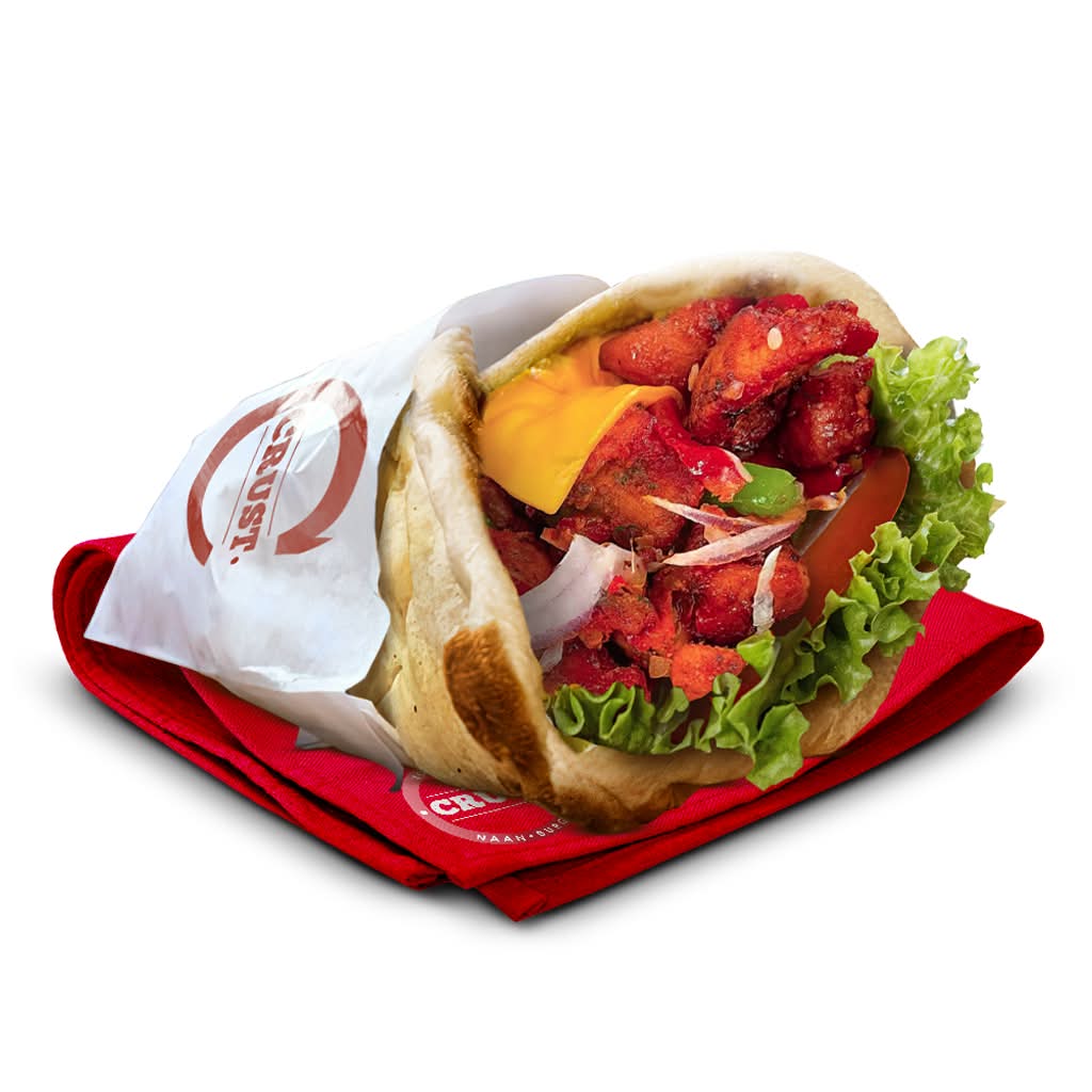 Cheese naan chicken thaï