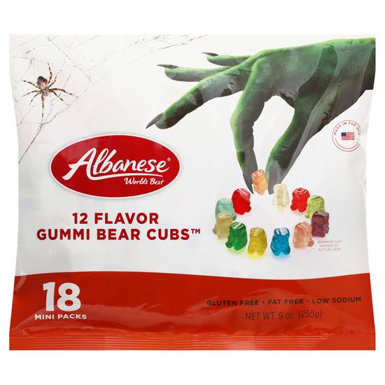 Albanese Mini packs 12 Flavor Gummi Bear Cubs (18 ct)