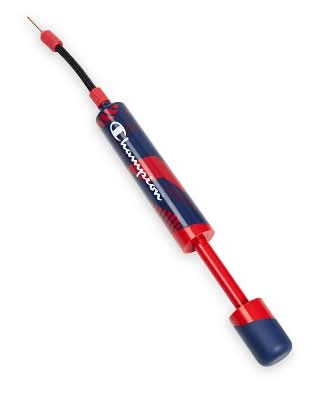 Champion Sports Dual Action Ball Pump, Red/White/Blue