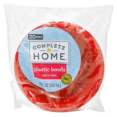 Complete Home Plastic Bowl ( 20 ct)