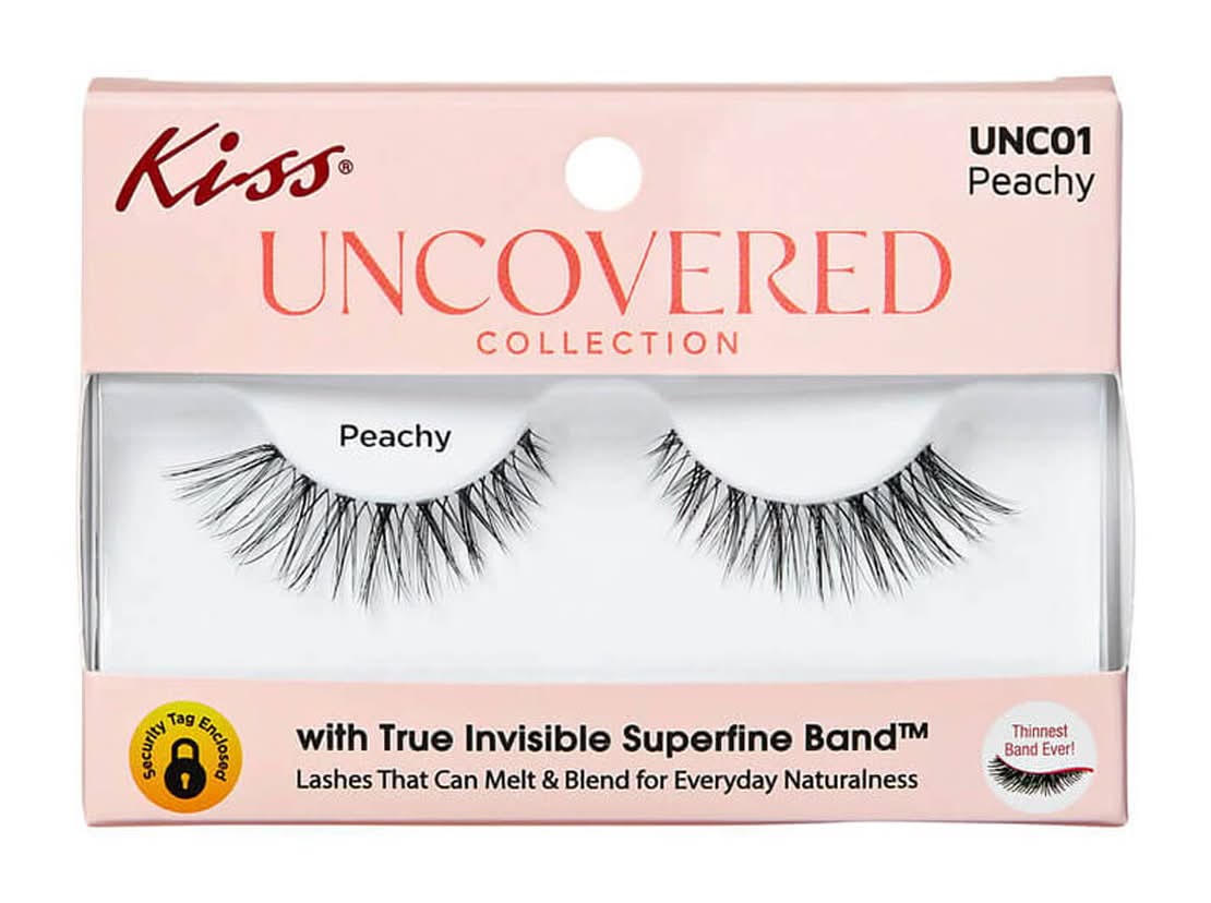 KISS Uncovered Collection False Eyelashes Peachy