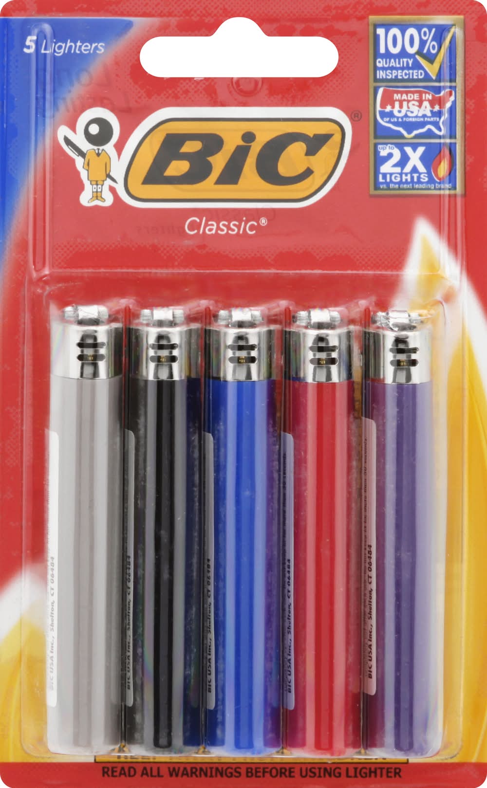 BiC Classic Pocket Lighters (5 ct)