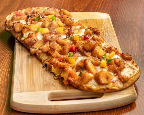 Honey-Garlic Shrimp Flatbread