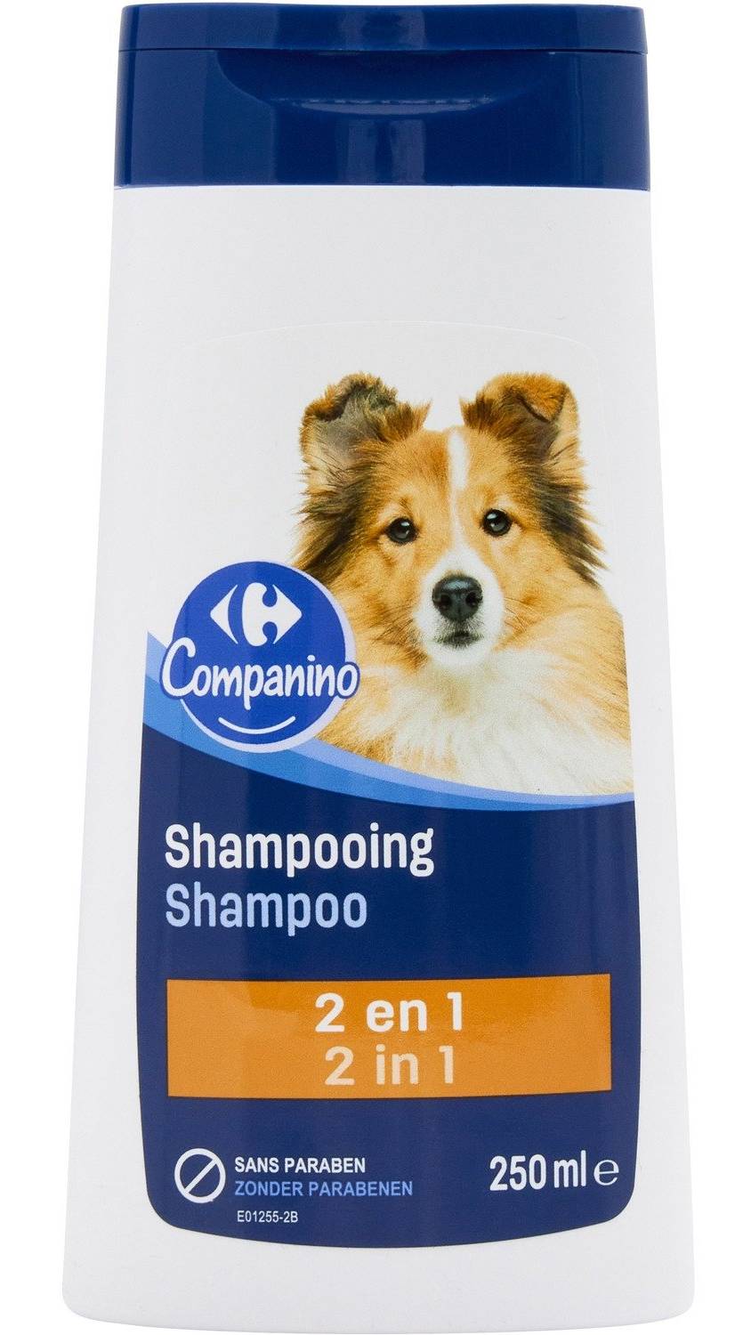 Carrefour - Shampooing 2 en 1 pour chien (250ml)