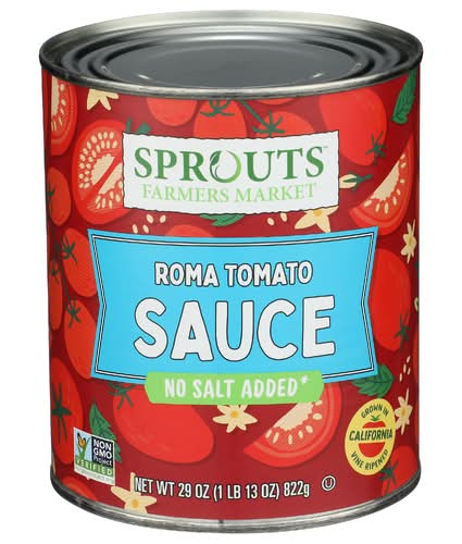 Sprouts No Salt Added Roma Tomato Sauce