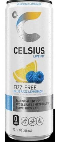 Celsius Blue Razz Lemonade 12oz